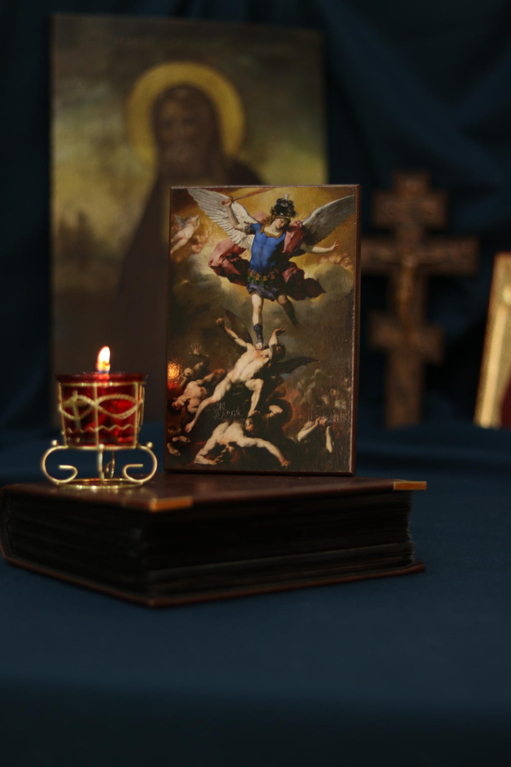 Fall of Rebel Angels Icon Wooden Icon Orthodox Icon
