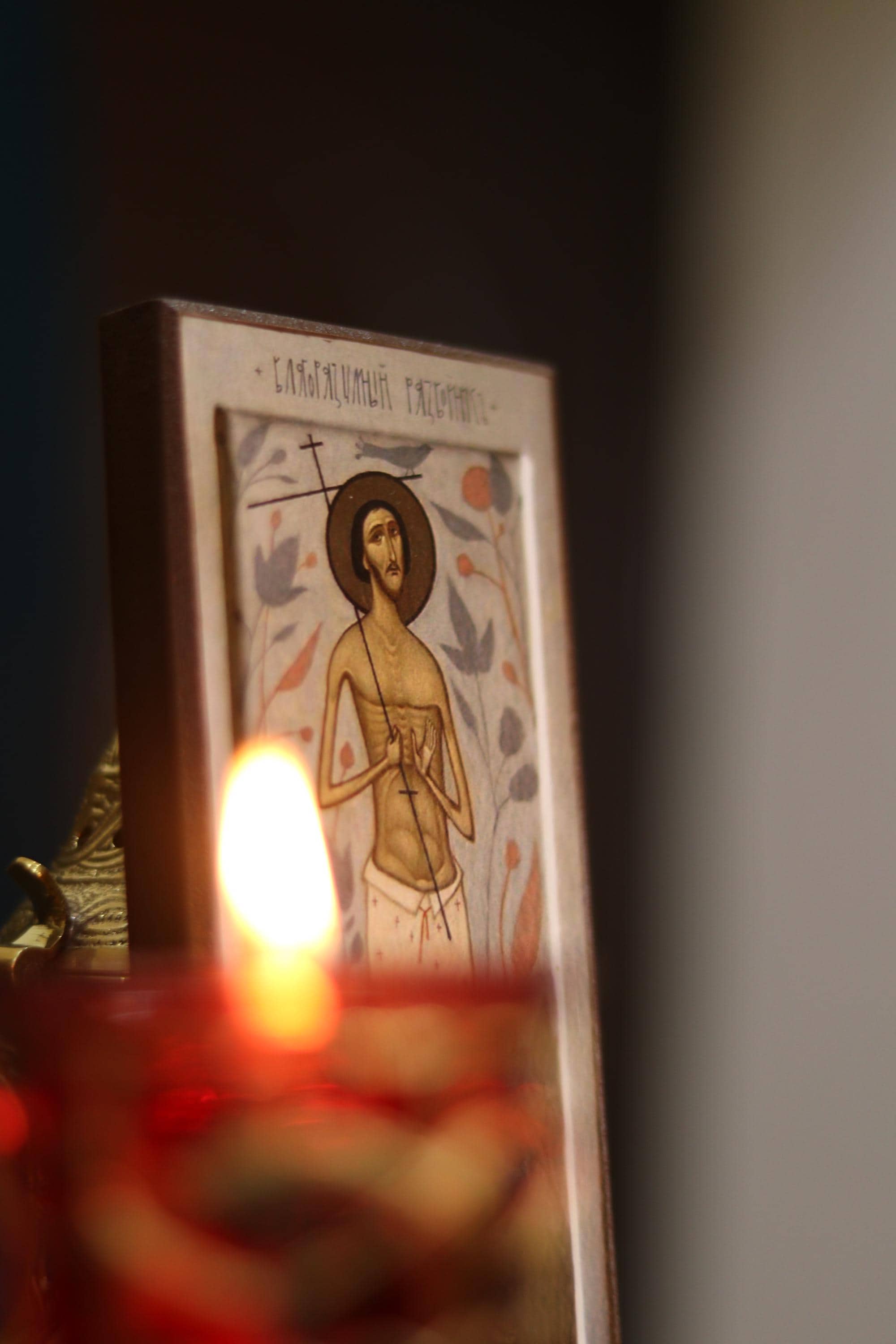 Good Thief Icon Wooden Icon , Orthodox Religious Wooden Icon