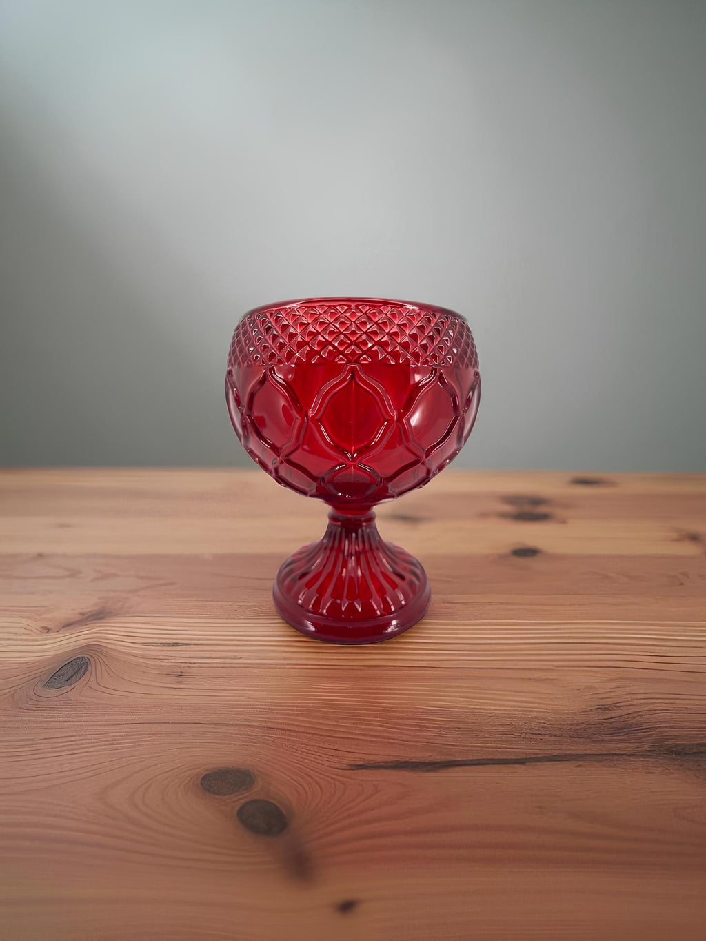 Red Glass Icon Lamp 2.55x3.93 in, Oil Lamp, Retro Lamp, Hanging Oil Lamp, Oil Candle, Vintage Oil Lamp, Orthodox Christian