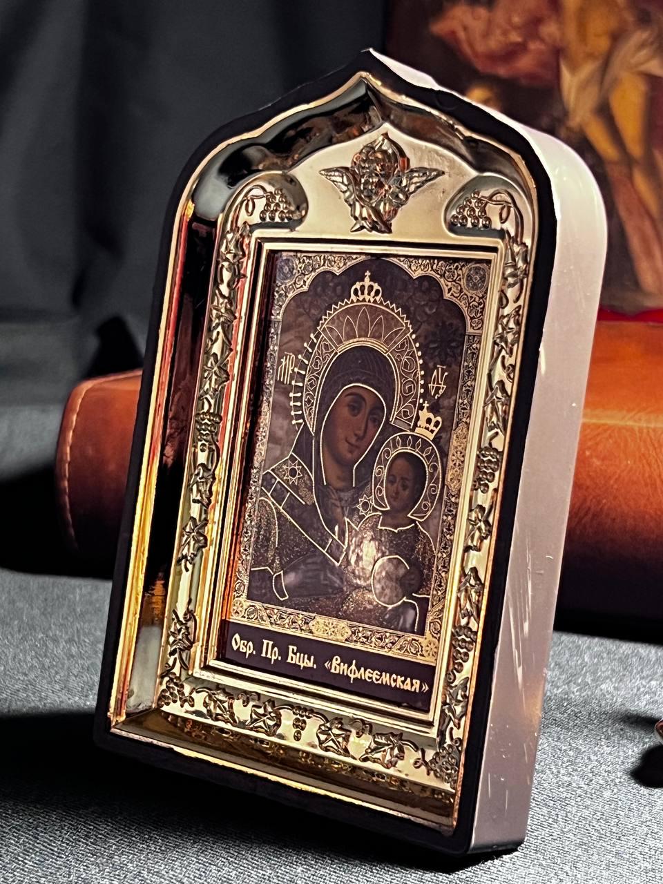 Icon of the Mother of God 10x15, Kazan icon of the Mother of God, Orthodox icon, Orthodox cross, Hanging icon, Mother of God, Virgin Mary