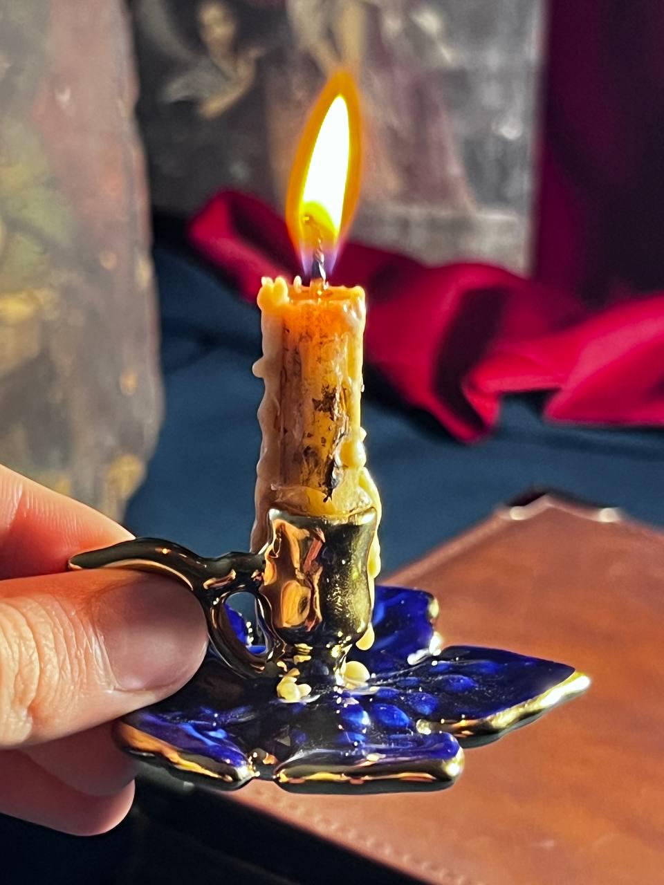 Orthodox candlestick, Ceramic candlestick, Orthodox icon, Orthodox cross, Small candlestick, Retro candlestick, Gift candlestick.