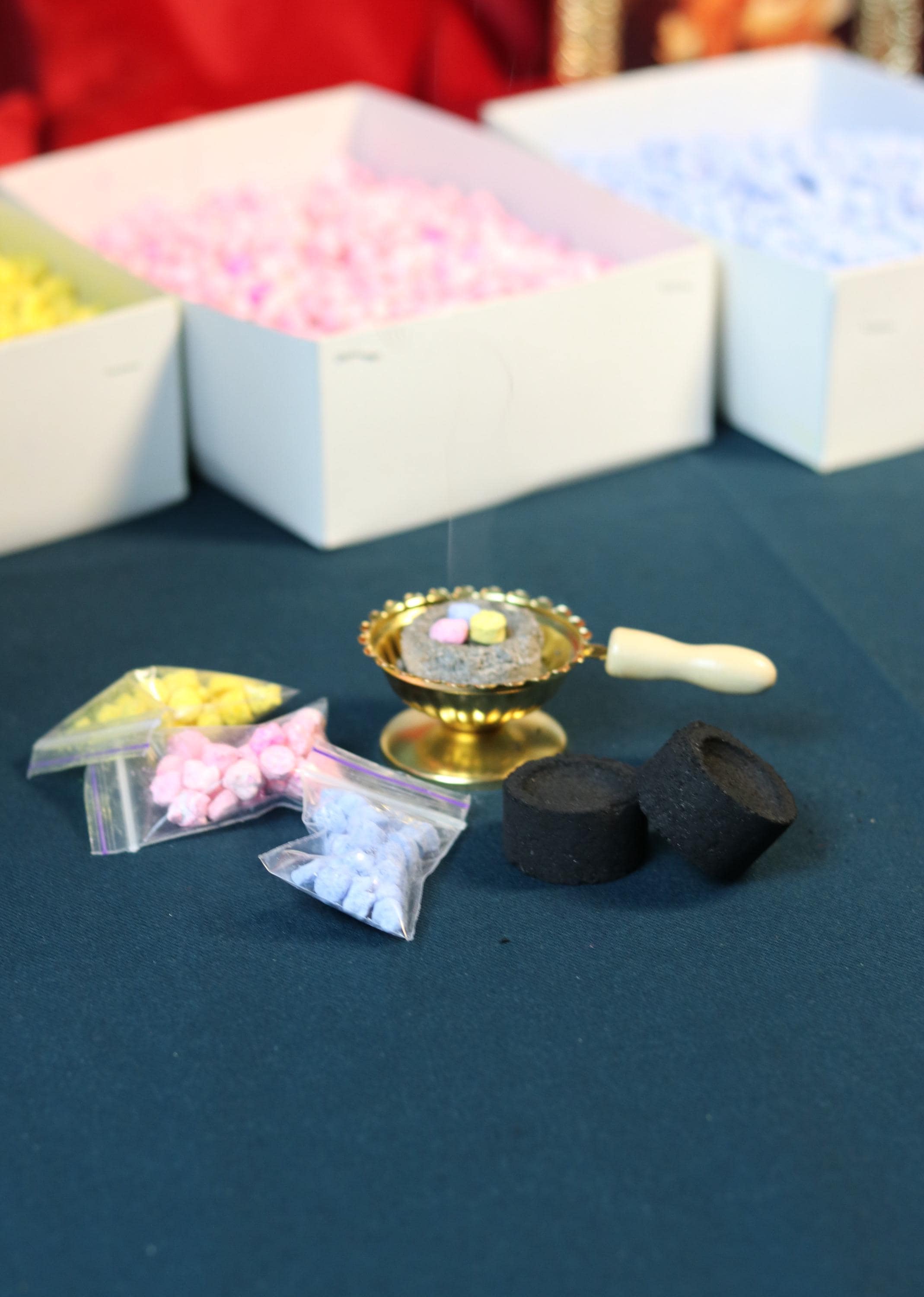 Orthodox Prayer Set – Metal Censer, 60g Monastery Incense, Charcoal Tablets, Incense holder, Incense burner, Incense sticks, Orthodox prayer
