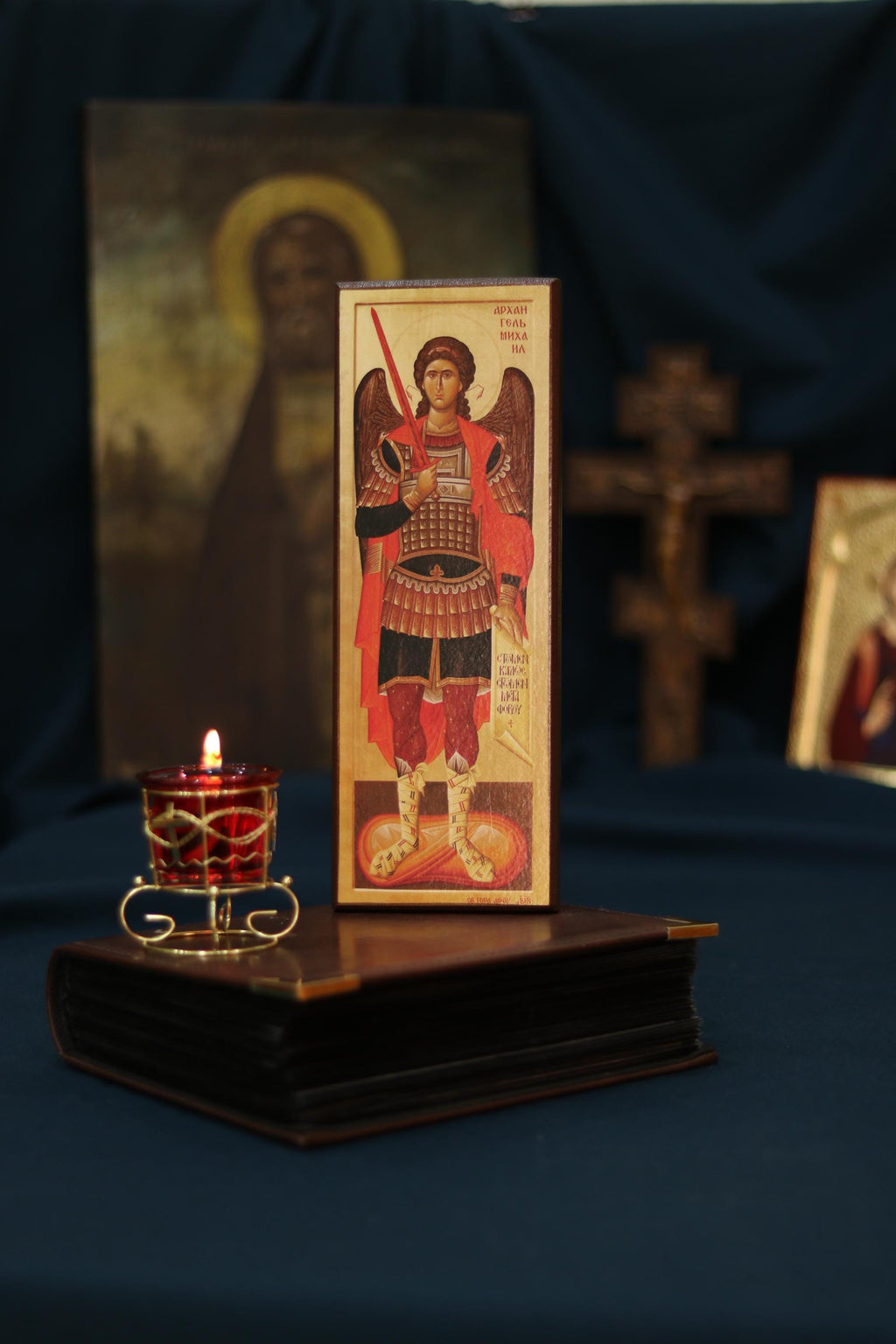 Archangel Michael Full Body Icon Orthodox Wooden Icon