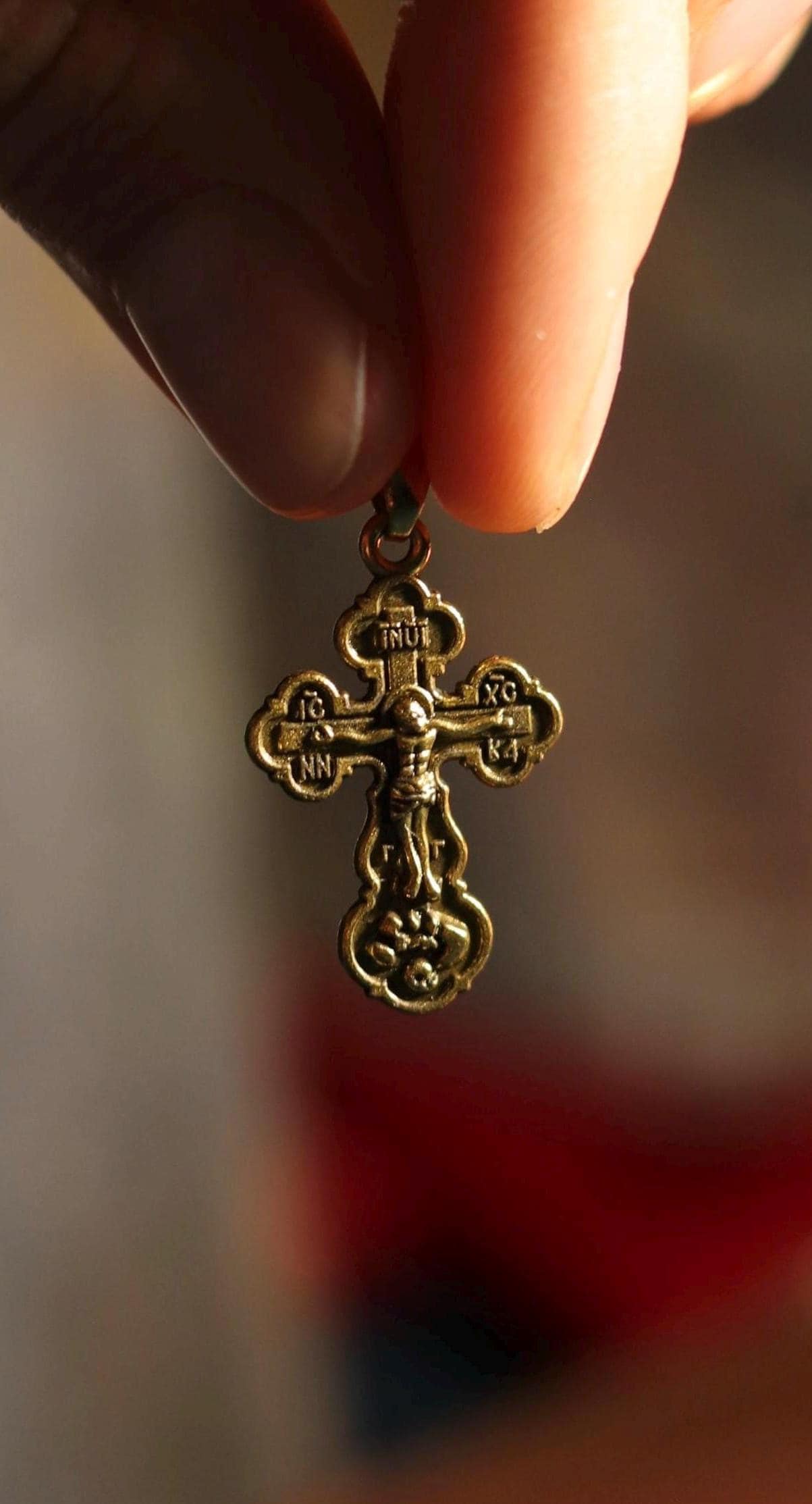 Orthodox Cross Necklace Men, Large Jesus cross pendant with Jesus Christ . Christian Cross Pendant. Crucifix necklace.