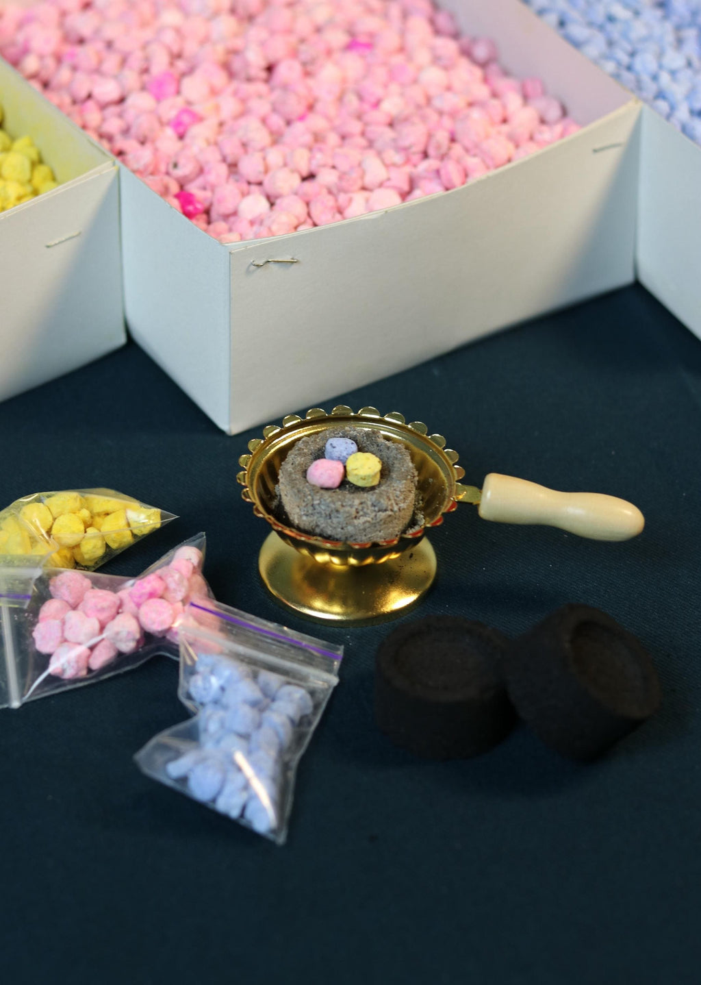Orthodox Prayer Set – Metal Censer, 60g Monastery Incense, Charcoal Tablets, Incense holder, Incense burner, Incense sticks, Orthodox prayer