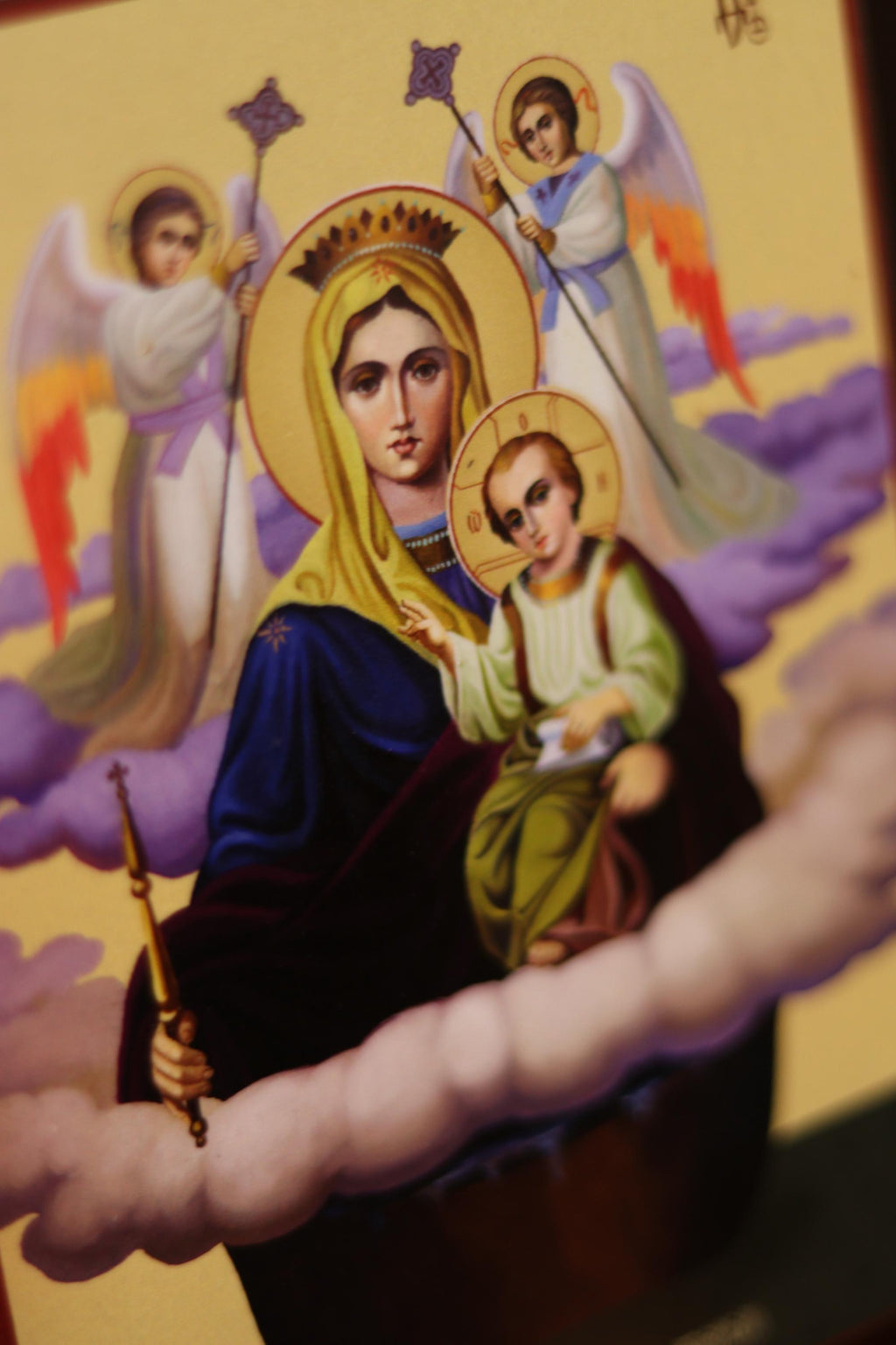 Life Giving Spring Mother of God Icon Wooden Icon Orthodox