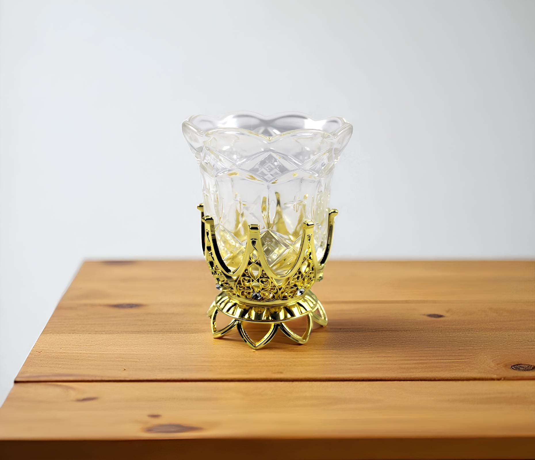 Vintage Brass Icon Lamp 3.93in × 2.95in, Orthodox Oil Candle, Glass Oil Lamp, Eastern Orthodox Prayer Light, Religious Home Decor