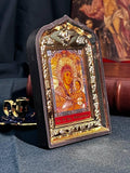 Icon of the Mother of God 10x15, Kazan icon of the Mother of God, Orthodox icon, Orthodox cross, Hanging icon, Mother of God, Virgin Mary