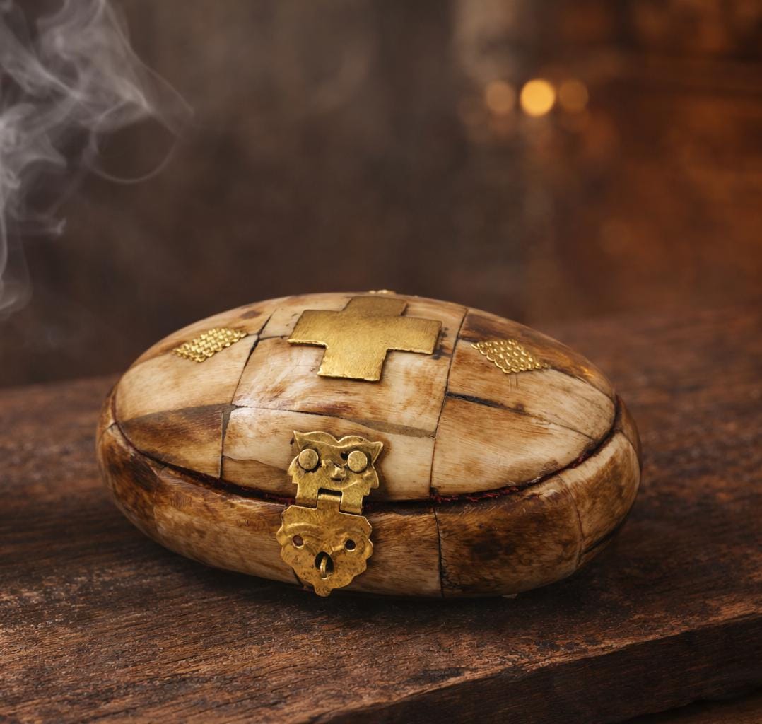 Wooden Incense Box 4x1.6x1.2 in, Orthodox Incense Holder, Church Incense Box, Religious Box