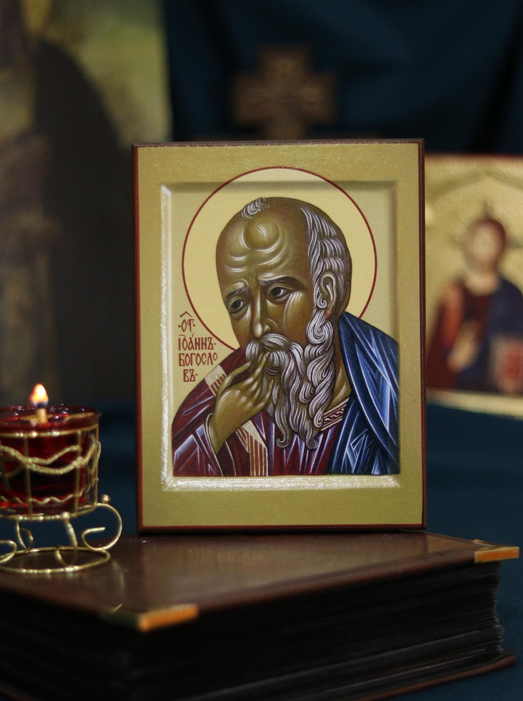 Saint John the Theologian Icon Orthodox Wood Icon