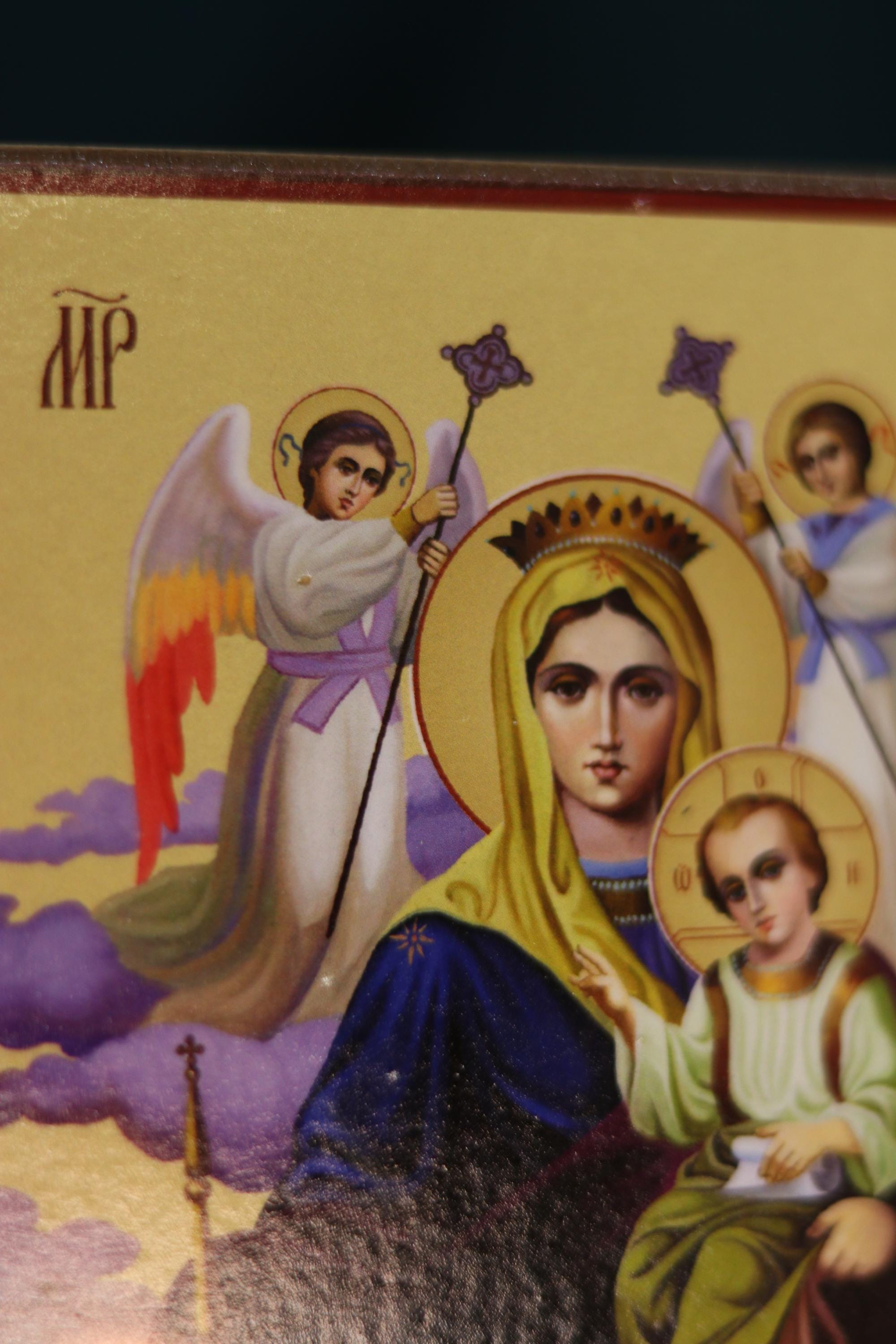 Life Giving Spring Mother of God Icon Wooden Icon Orthodox