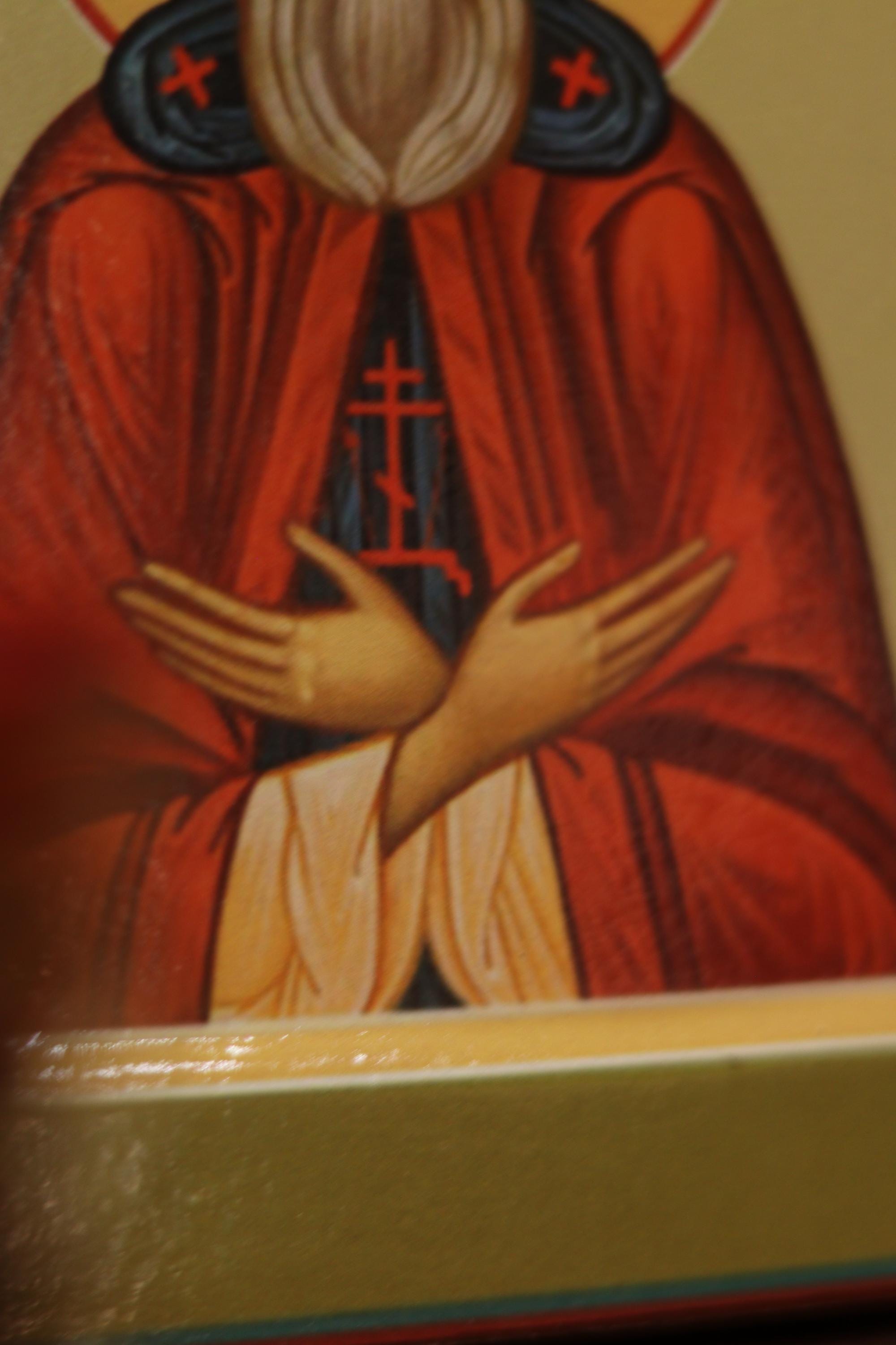Joseph Volotsky Icon Wooden Icon Orthodox Prayer Icon