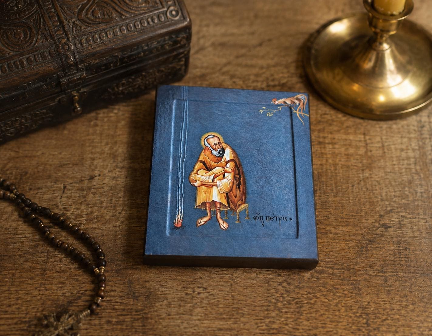 Orthodox Icon Saint Peter Apostle Wooden Icon Wooden Icon