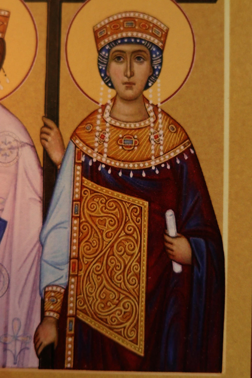 Orthodox Wooden Icon Virgin Mary Icon , Religious Decor, Christian Gift