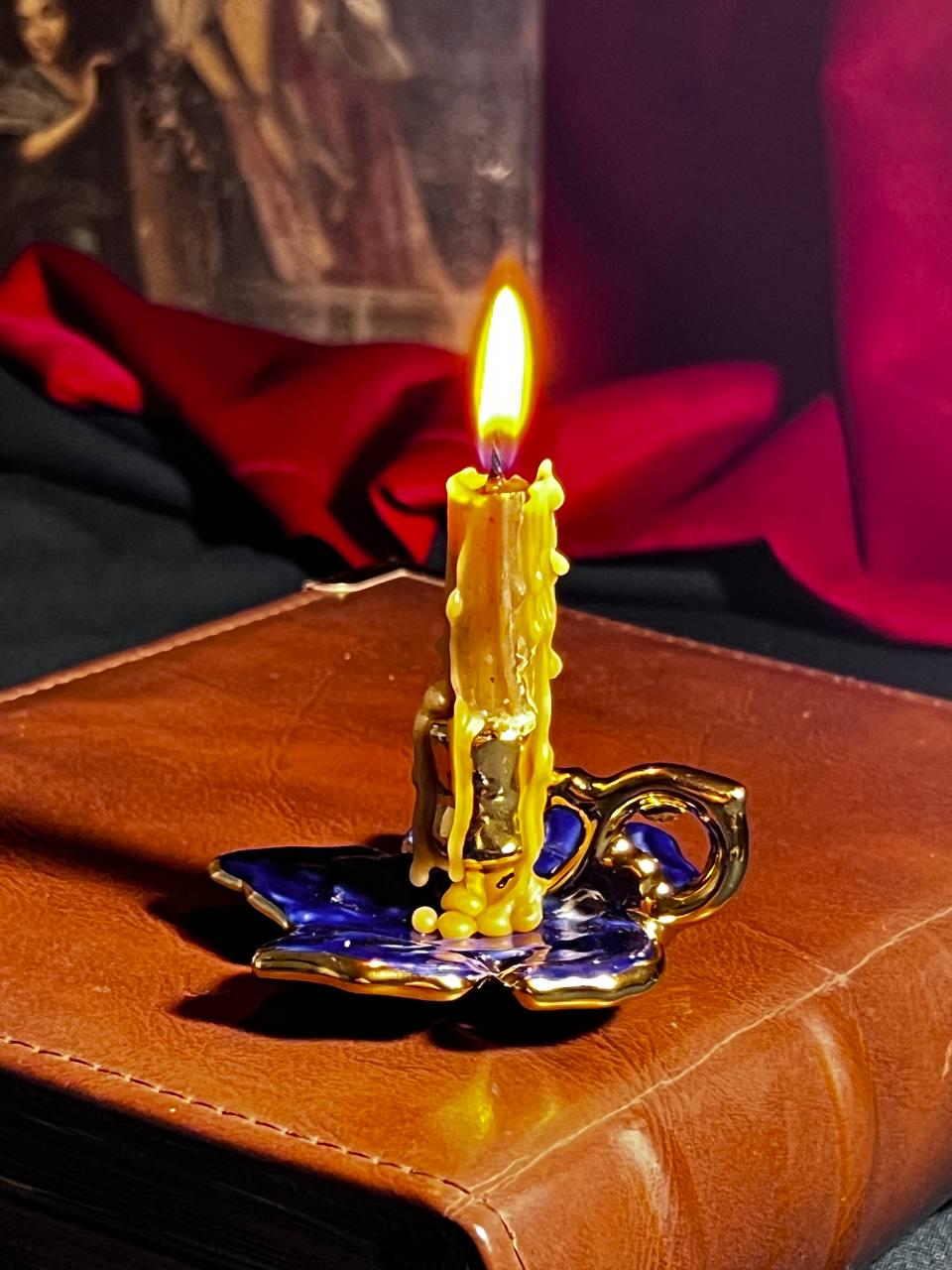 Orthodox candlestick, Ceramic candlestick, Orthodox icon, Orthodox cross, Small candlestick, Retro candlestick, Gift candlestick.