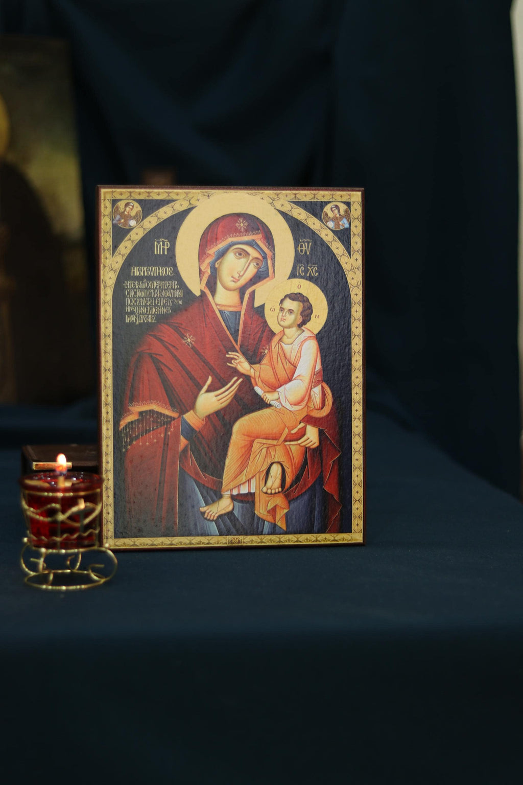 Iveron Mother of God Icon, Orthodox Wooden Icon –