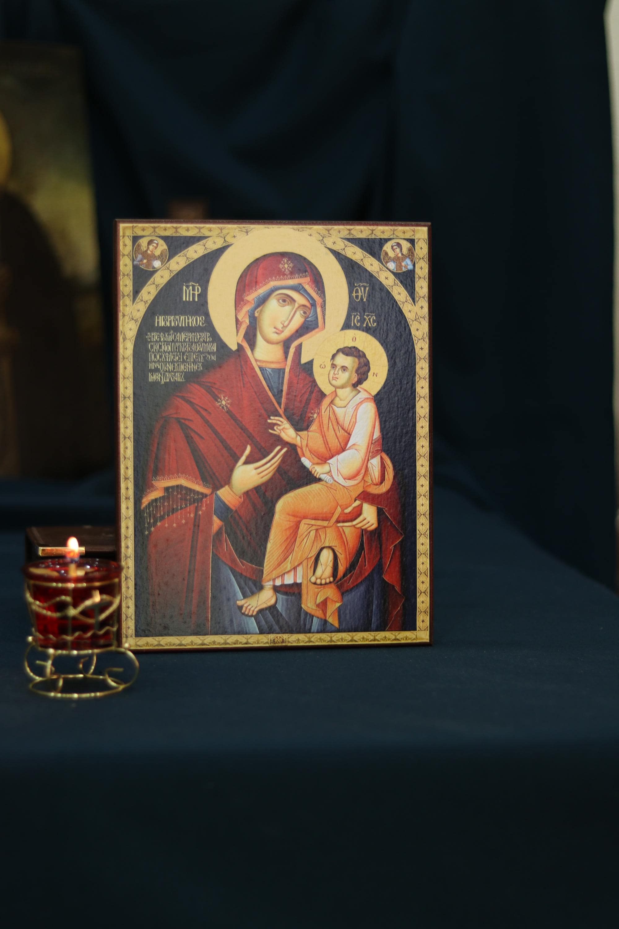 Iveron Mother of God Icon, Orthodox Wooden Icon –