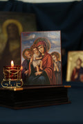 Three Joys Mary Icon Joseph John Baptist Orthodox 6.3x4.7in