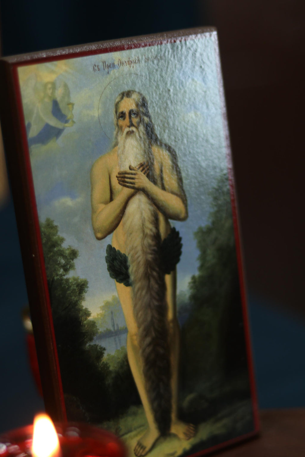 Saint Onuphrius Icon Wooden Icon Orthodox