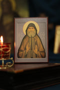 Orthodox Icon St Gabriel Urgebadze Wooden Icon Wooden Icon