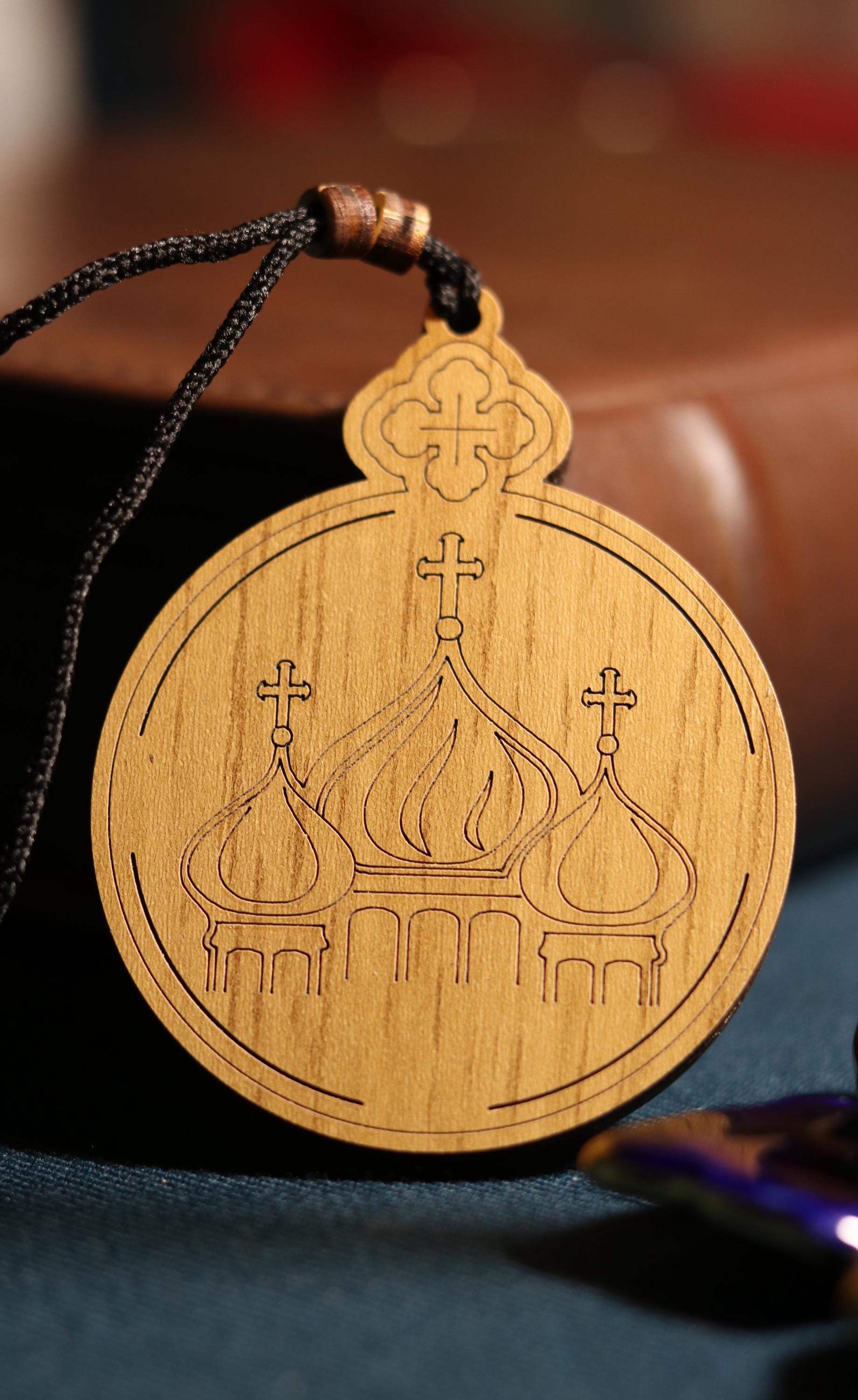 Pendant cross with icon in car | Wooden pendant in car | Cross in car | Pendant with icons | Pendant | Wooden cross | Tassel pendant | Cross