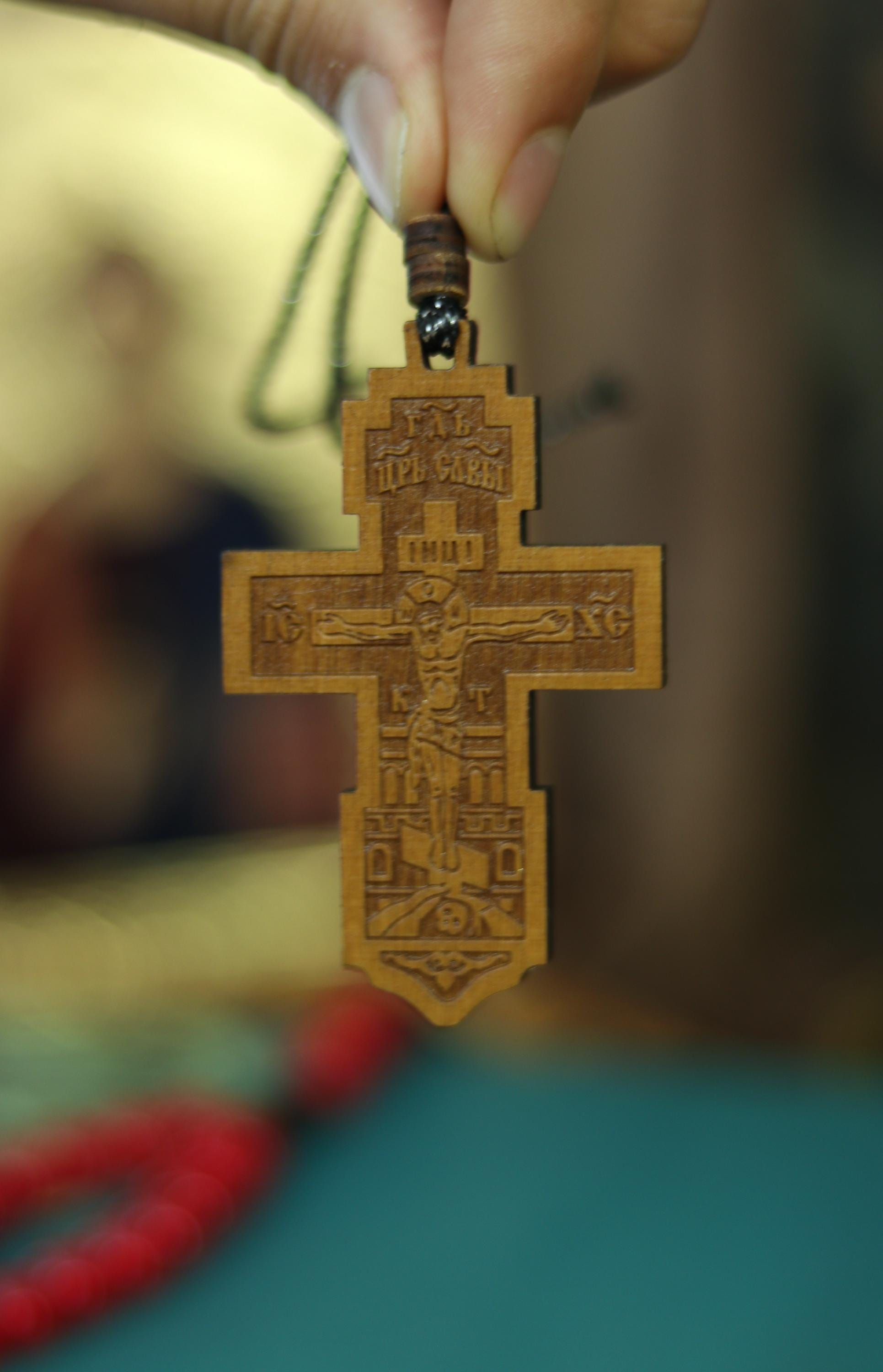 Wooden Car Cross Pendant, Orthodox Car Cross, Jesus Christ Cross, Christian Pendant, Wooden Crucifix, Orthodox Church Gift