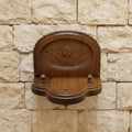 Wooden Icon Stand Ash Wood 6.7x5.9in, Orthodox Icon Holder, Hand Carved Icon Stand