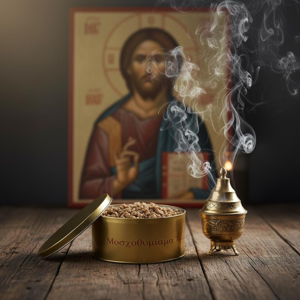 Greek Incense “Resurrection” Mount Athos, Premium Alpha Class, Orthodox Monastery Incense, Church Supplies, Prayer Gift, Religious Aroma