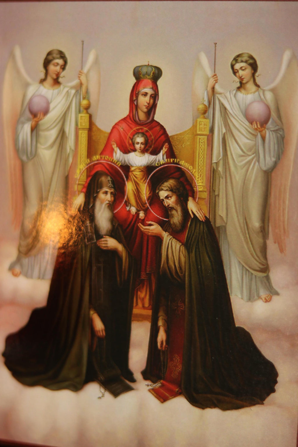 Svenska Caves Mother of God Icon Wooden Icon Orthodox