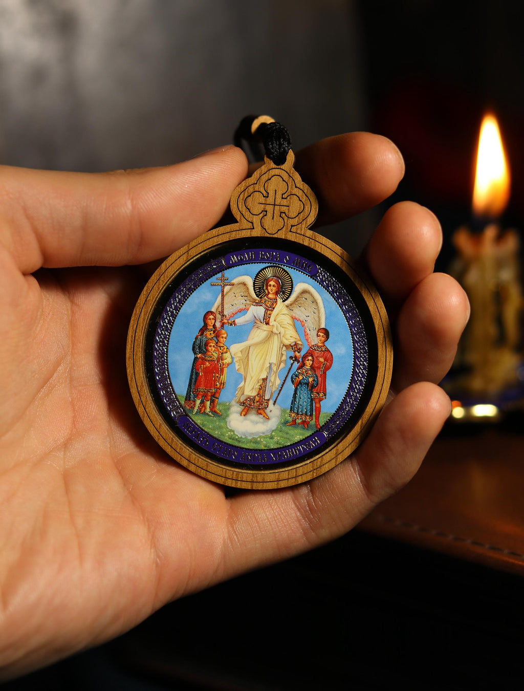 Car Pendant "Guardian Angel" – Greek Style,  Orthodox icon, Orthodox christian, Christianity art, Religious car decor,