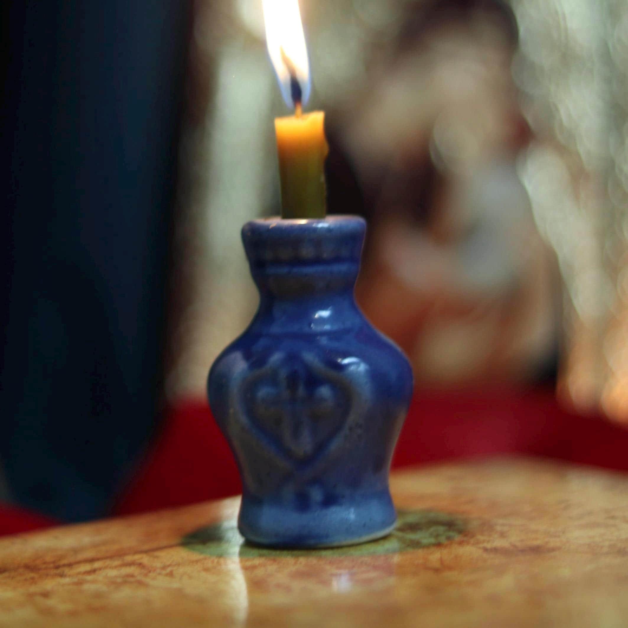 Orthodox candlestick, Ceramic candlestick, Orthodox icon, Orthodox cross, Small candlestick, Retro candlestick, Gift candlestick.