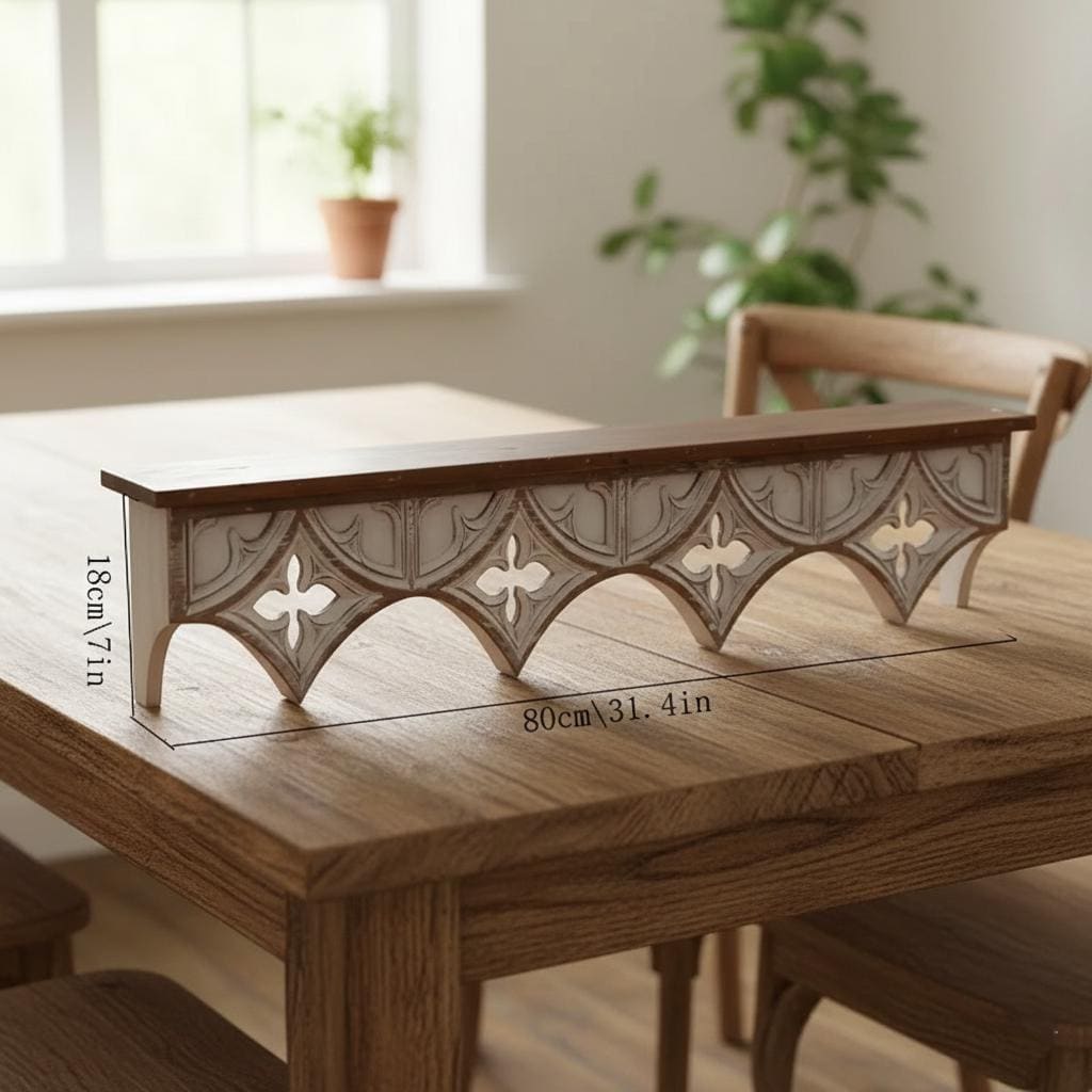 Wooden shelf for a home iconostasis, Orthodox Home Icon Stand, Prayer Corner Shelf