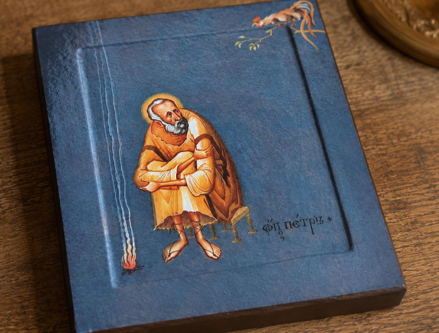 Orthodox Icon Saint Peter Apostle Wooden Icon Wooden Icon