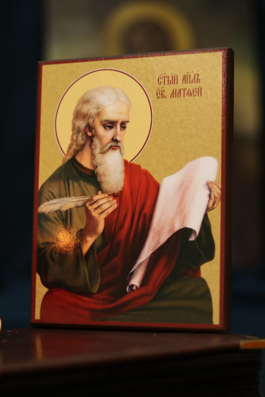 Saint Matthew Apostle Icon Wooden Icon Orthodox