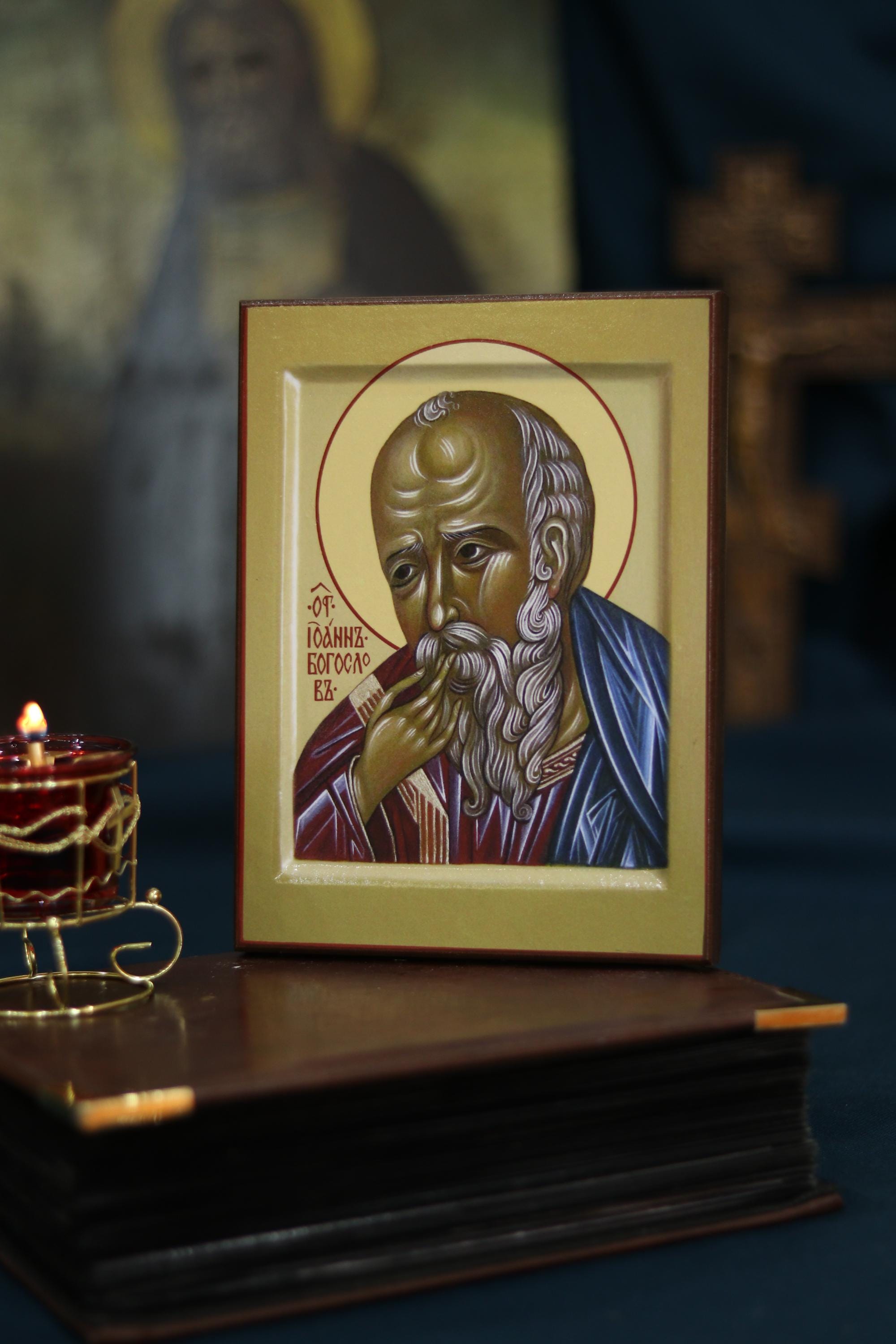 Saint John the Theologian Icon Orthodox Wood Icon
