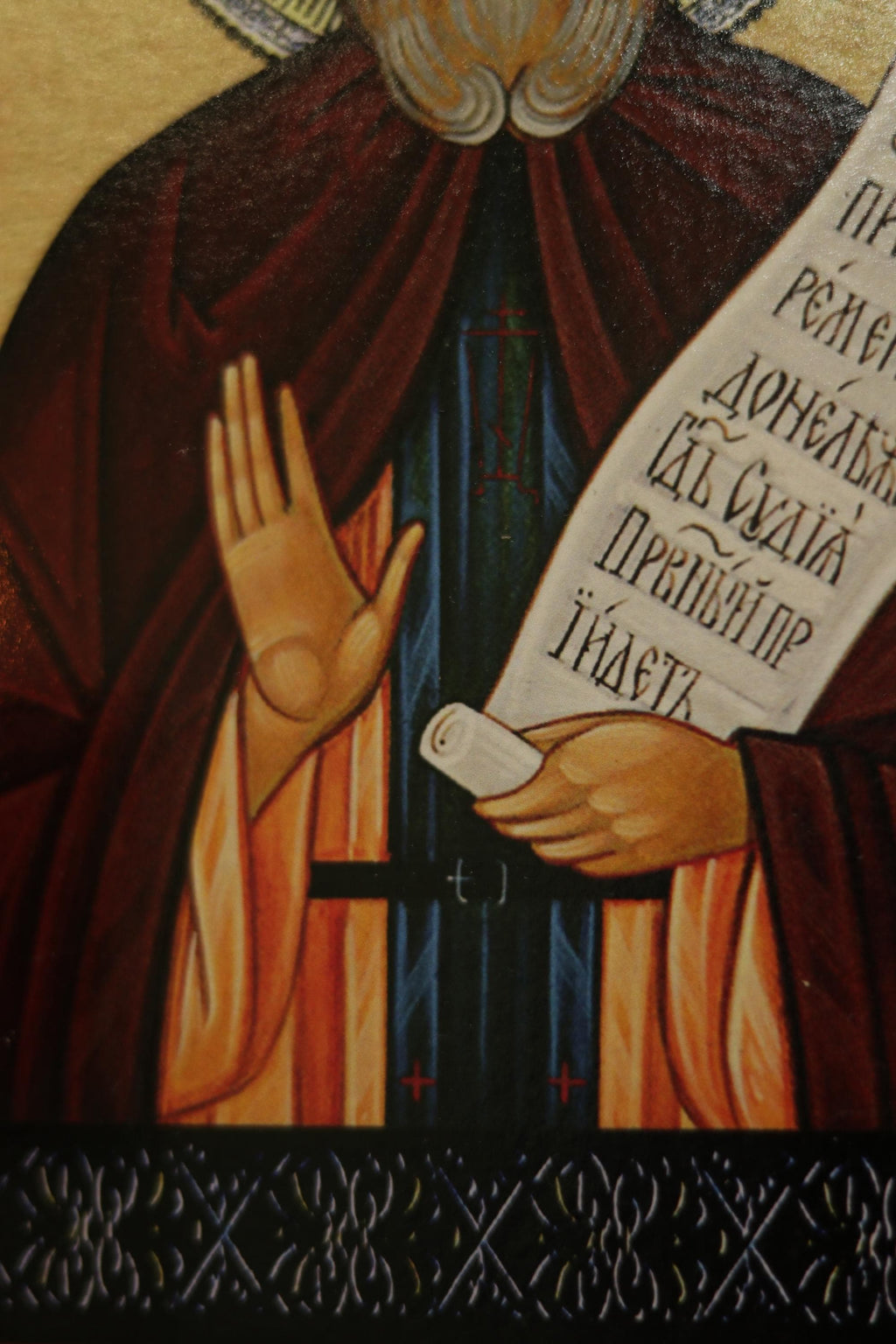 Saint Vitaly Icon, Wooden Icon Orthodox Icon, Christian Wall Decor