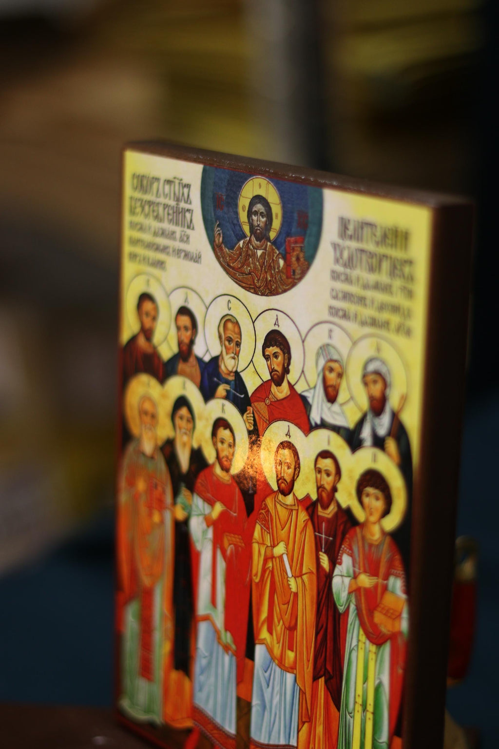 12 Holy Healers Icon Wooden Icon Orthodox Icon