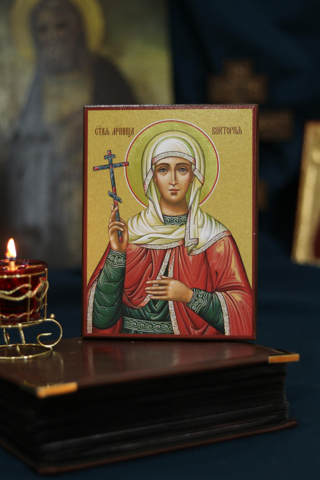 Saint Victoria Icon Wooden Icon Orthodox Religious Art