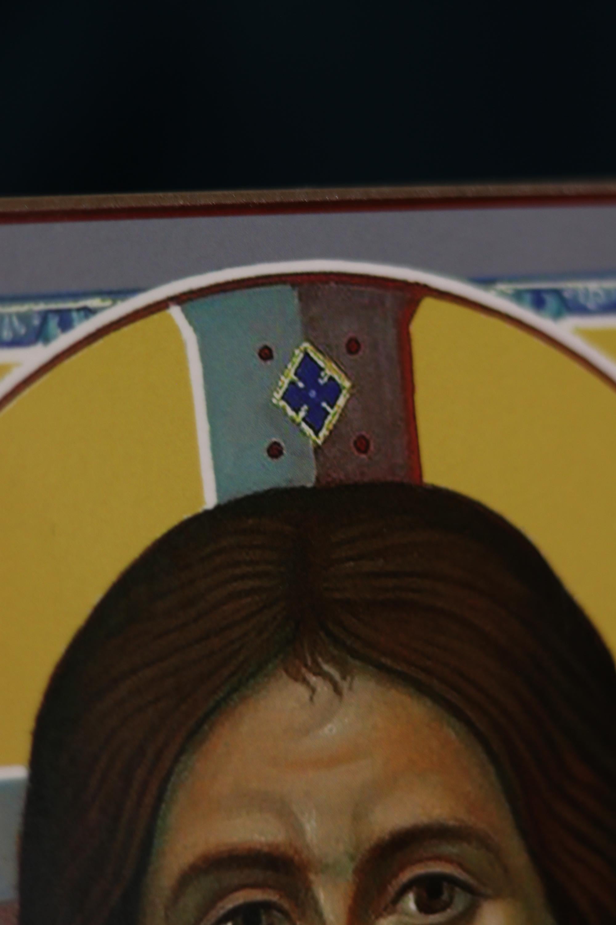 Jesus Christ Pantocrator Icon Wooden Orthodox 7.9x5.9in