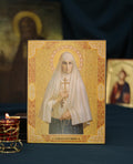 Saint Elizabeth Feodorovna Icon Wooden Icon Orthodox Icon