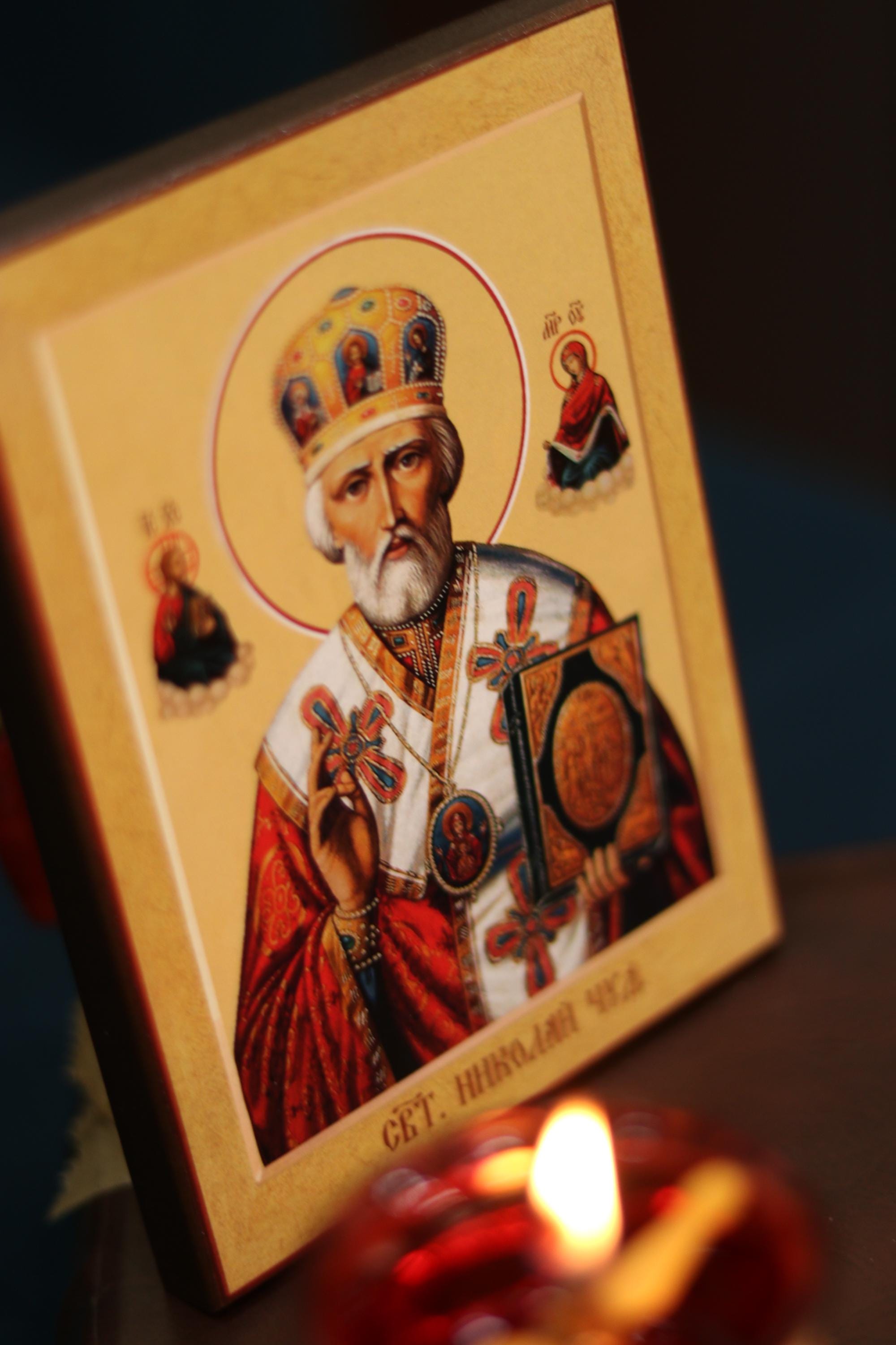 Orthodox Icon St Nicholas Wooden Icon Wooden Icon