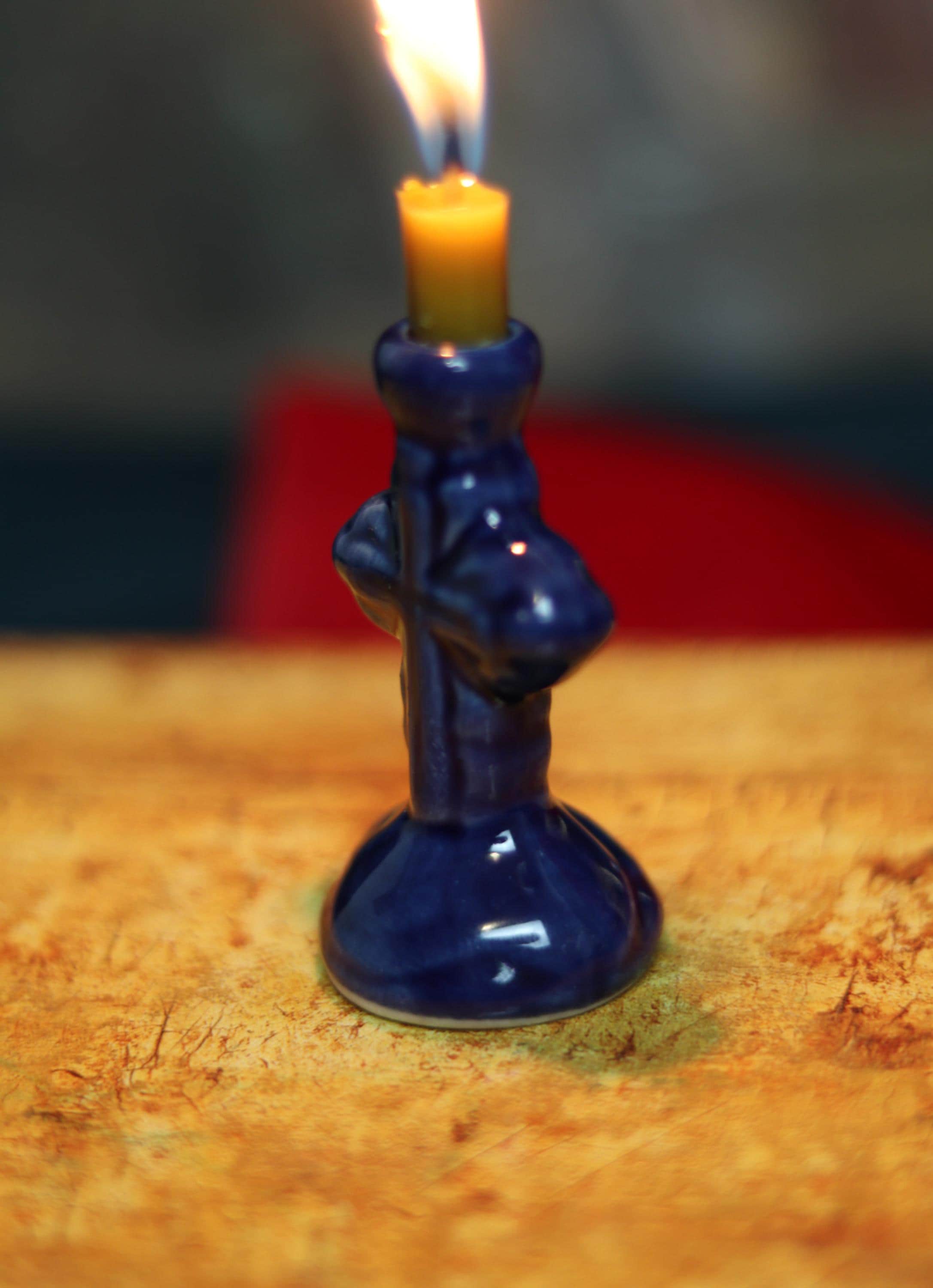 Orthodox candlestick, Ceramic candlestick, Orthodox icon, Orthodox cross, Small candlestick, Retro candlestick, Gift candlestick.