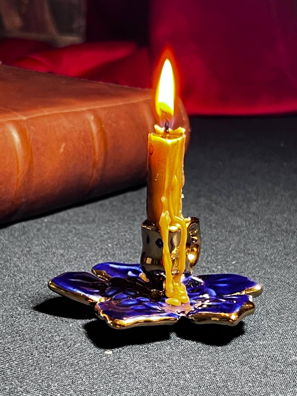 Orthodox candlestick, Ceramic candlestick, Orthodox icon, Orthodox cross, Small candlestick, Retro candlestick, Gift candlestick.