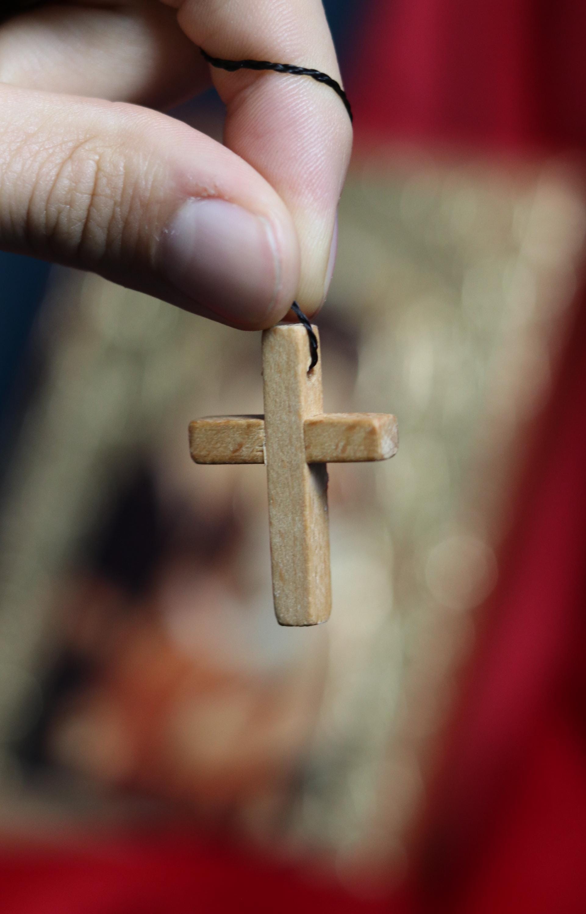 Handmade wooden Orthodox cross, Wooden cross, Orthodox pendant, Christian cross, Jesus crucifix, Wlessed cross, Orthodox necklace