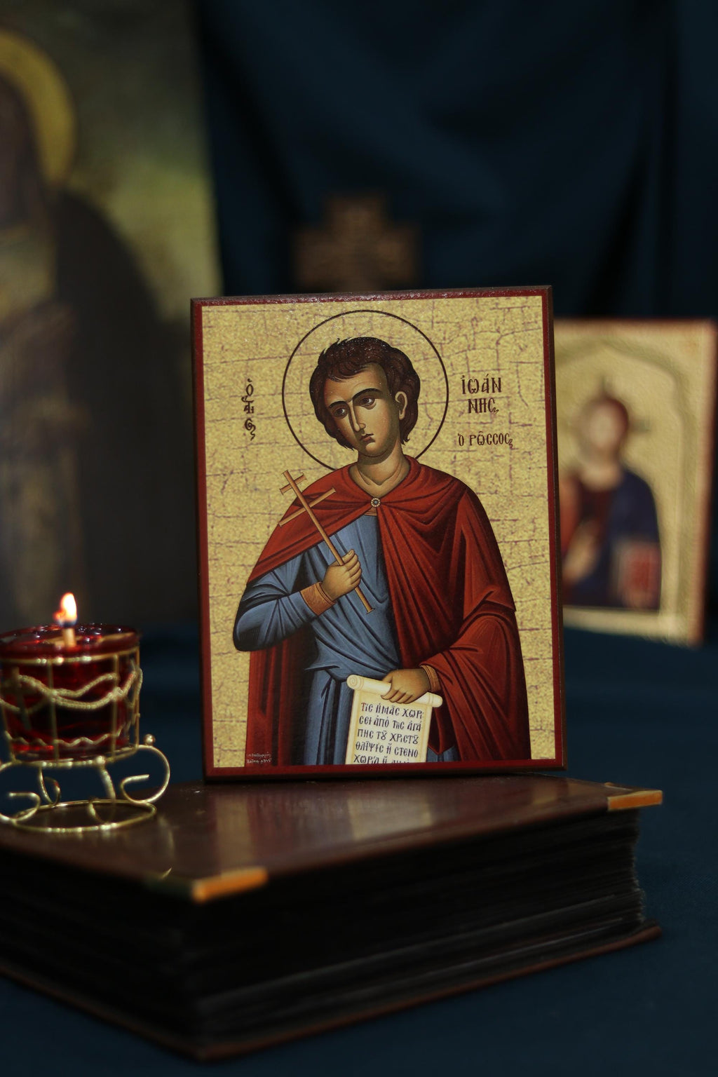 Saint John Rusyn Orthodox Wooden Icon Christian Prayer