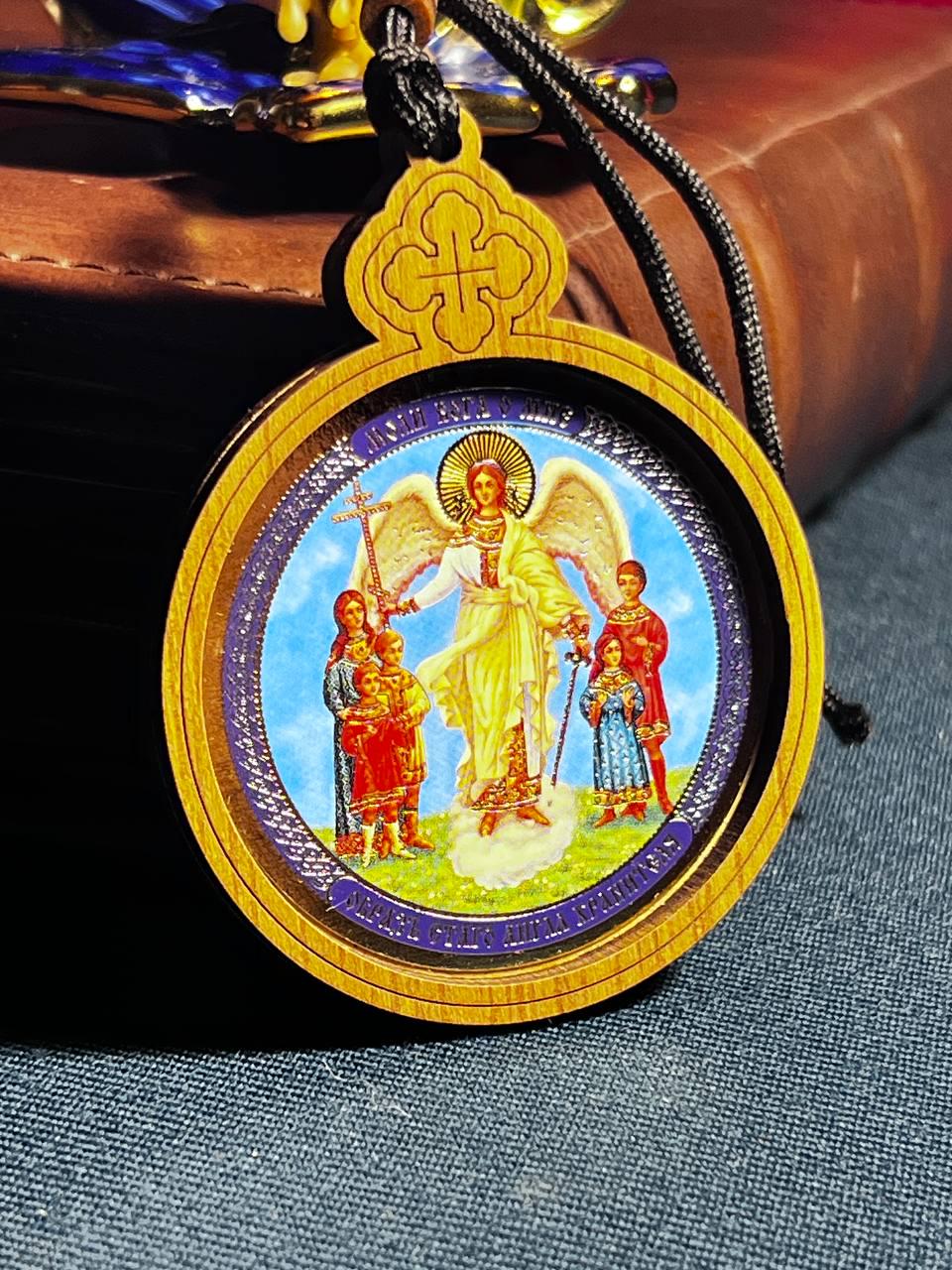 Car Pendant "Guardian Angel" – Greek Style,  Orthodox icon, Orthodox christian, Christianity art, Religious car decor,