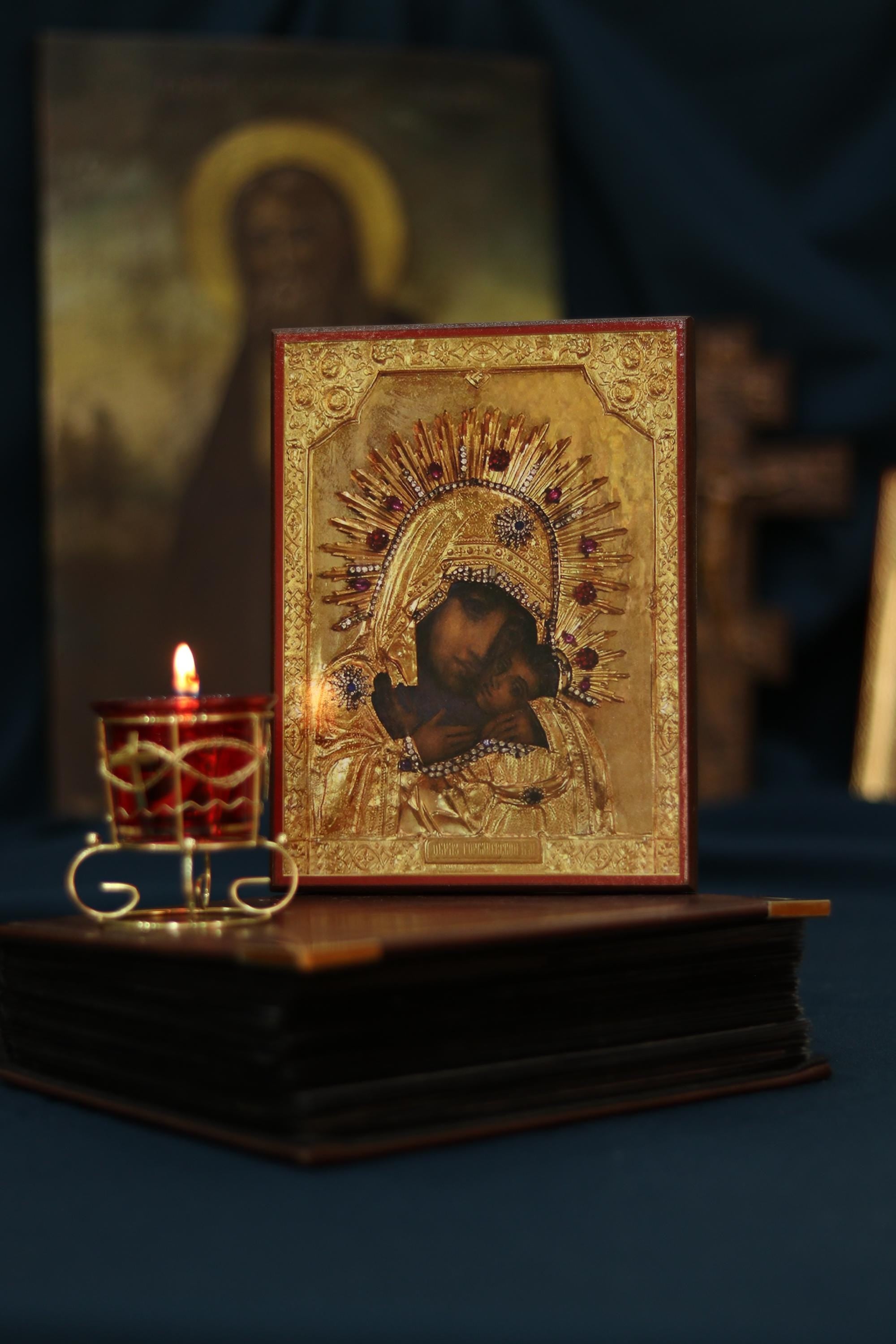 Gorbanivska Mother of God Icon Wooden Orthodox 6.3x4.7in