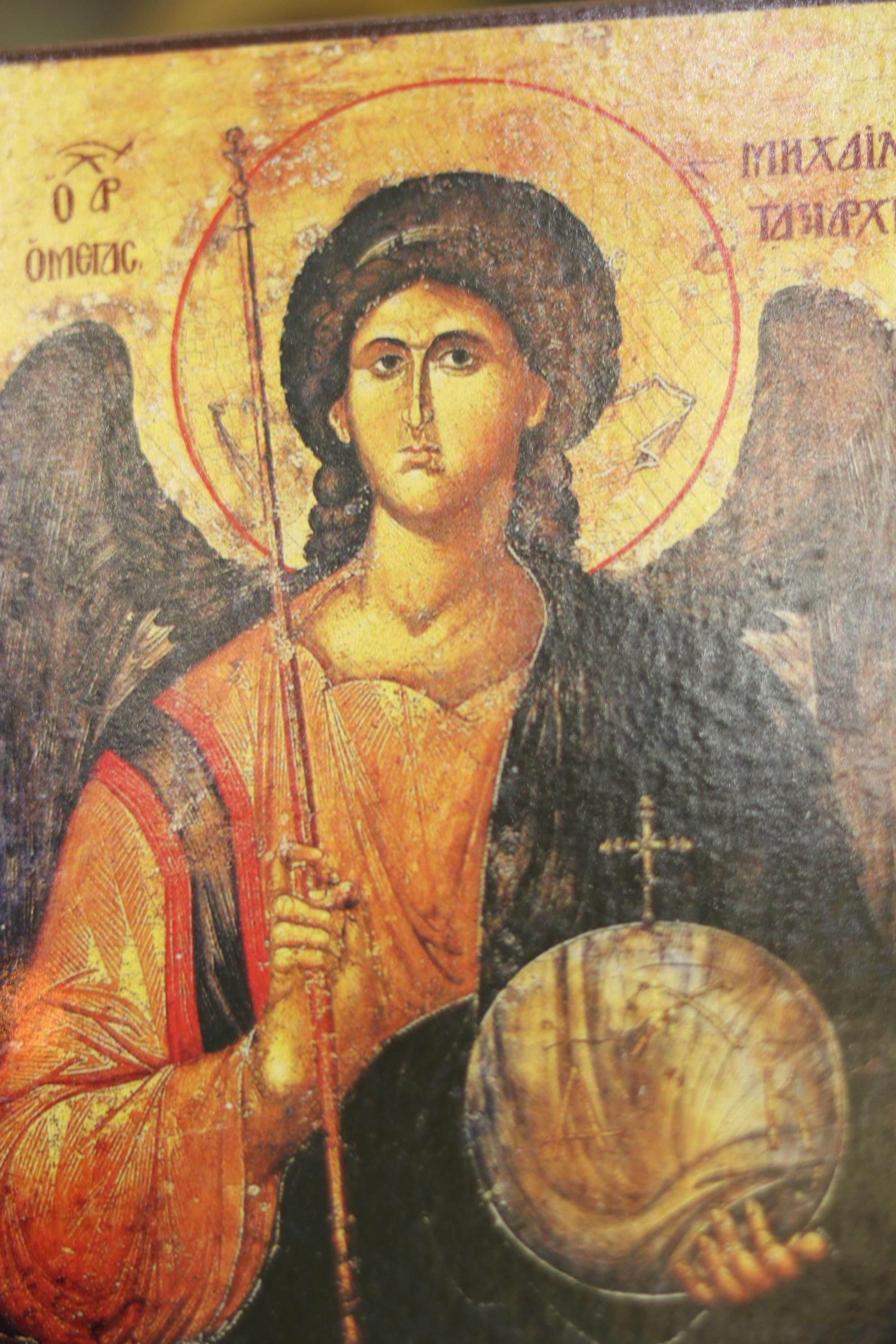Archangel Michael Byzantine Icon Orthodox Wood Icon