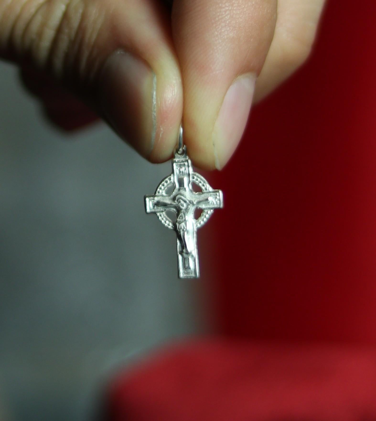 Sterling Silver Orthodox Cross Pendant – 925 Silver Crucifix Necklace – 1.07g – Religious Baptism Gift, Greek orthodox cross, Crucifixion