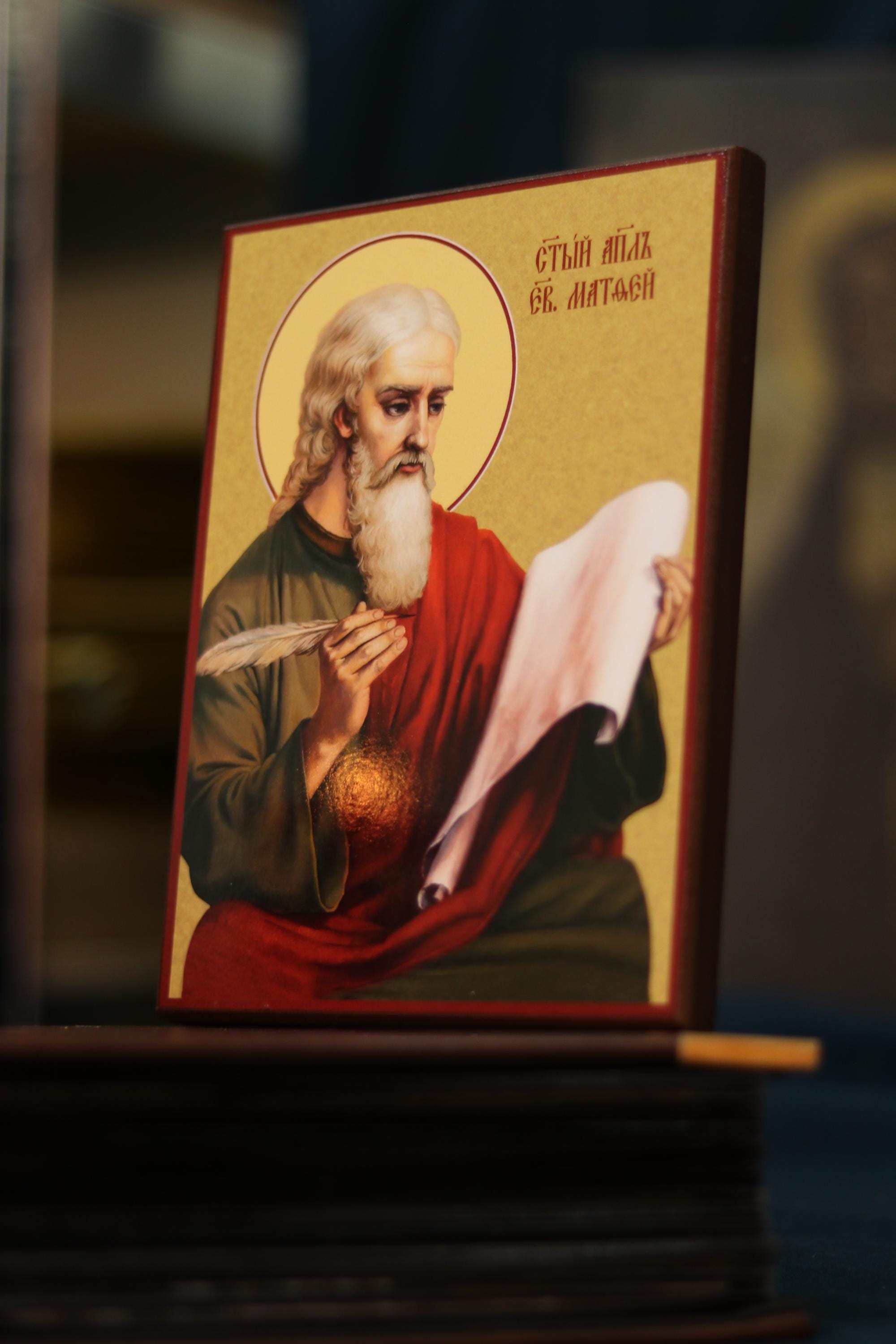 Saint Matthew Apostle Icon Wooden Icon Orthodox